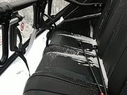 シートにヒーターがついてます。