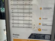 ミュンヘン中央駅の時刻表