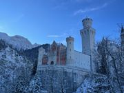 雪のノイシュバンシュタイン城