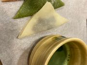 自分でたてたお抹茶と一緒にいただきます♪