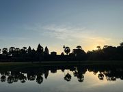 アンコールワット朝日