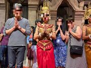 アプサラダンスショー後の１枚