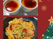 パエリアは出来立ての写真を撮りたかったのにひと混ぜしてしまってから撮りました💦