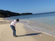 ワンジョビーチにて