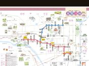 嵐電観光マップ