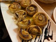 大きなマッシュルーム焼き