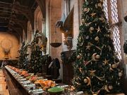 クリスマス仕様の大広間