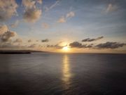 恋人岬からの夕日