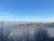 移動途中の休憩場所で見えた雲海！