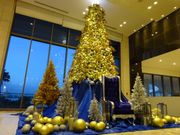 ツバキタワーのクリスマスツリー