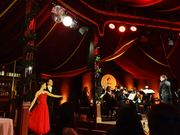 バレーダンスも花を添えていました