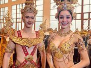 ショーが終わるとキャストが見送ってくれます。この日のイチオシに写真を撮らせてもらいました。