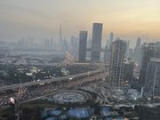 夕暮れのブルジュハリファとダウンタウンの街並みがキレイでした！