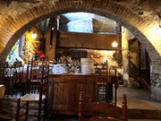 中世の農園主の家のレストラン。雰囲気抜群！