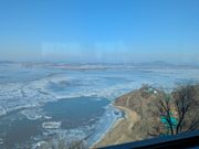 展望台から北朝鮮を見た時の画像