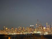 ニュージャージー川からの夜景です。