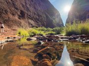 カタジュタの谷と水場