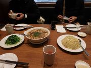 ほうれん草炒め・酸辣湯・チャーハン