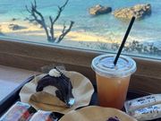 御菓子御殿恩納店から海を見ながら紅芋タルト！