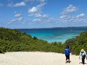 砂山ビーチに向かう