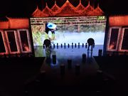 ステージバックの映像