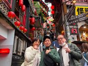 九份まだ階段途中の笑顔☺️