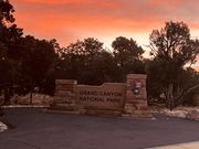 グランドキャニオンの朝焼け