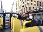 2月では暖かくオープンバスにて