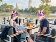 レストランディナー時に撮影してもらったもの