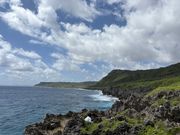 昼食場所は絶景