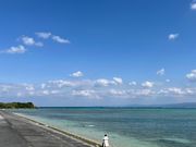 古宇利島の海は一面エメラルド！