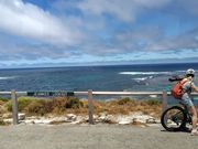 Jeannies Lookout で一旦下車して写真撮影、自転車組多数