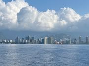 ワイキキもきれいに見えました