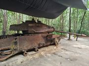 アメリカ軍の破壊された戦車