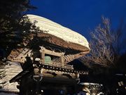 屋根が茅葺が珍しいとのこと