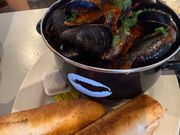 チリマッスルです！トマトソースをパンにつけても最高😀