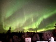 オーロラ出現した時