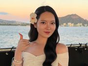 ダイヤモンドヘッドを背景に最高の思い出！