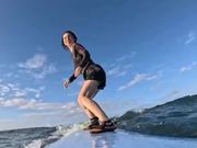 ２度目のサーフィン！