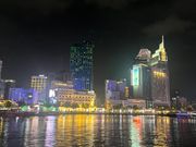 船の甲板から見える景色