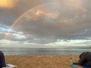 大きな虹も見れた！