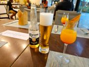 ウェルカムドリンクとビール