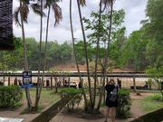 射撃場。10発で60万ドンから体験できます。