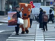 可愛い鹿がお見送りとお出迎えをしてくれます