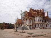 王宮があった場所にある寺院