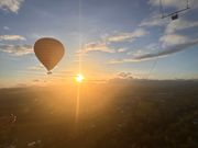 気球上空からのサンライズ