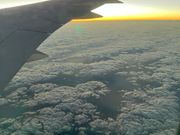 帰りの機内から