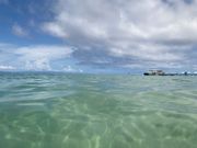 海から船を撮影