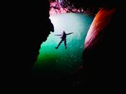 パンプキン鍾乳洞ダイブ