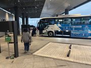 マカオへのバス乗車